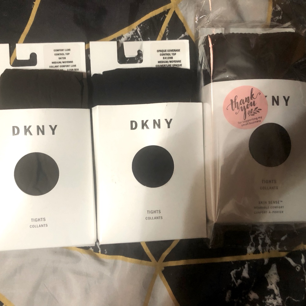 1 Navy opaque tights